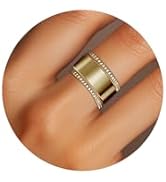 LevyPan 2-Pack 14K Gold Plated Stackable Rings for Oura Ring Gen 4/Gen 3, Cubic Zirconia Simulate...