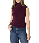 Essentials Women's Slim-Fit Sleeveless High-Neck Top
