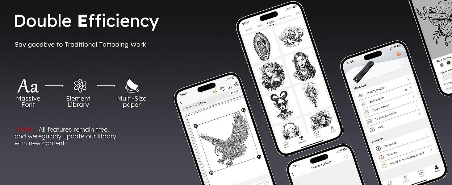 Rongta Tattoo Stencil Printer