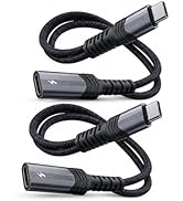 Lakeronelove USB C to 3.5mm Headphone and Charger Adapter 2 Pack, 2 in-1 USB C PD 3.0 Charging Po...
