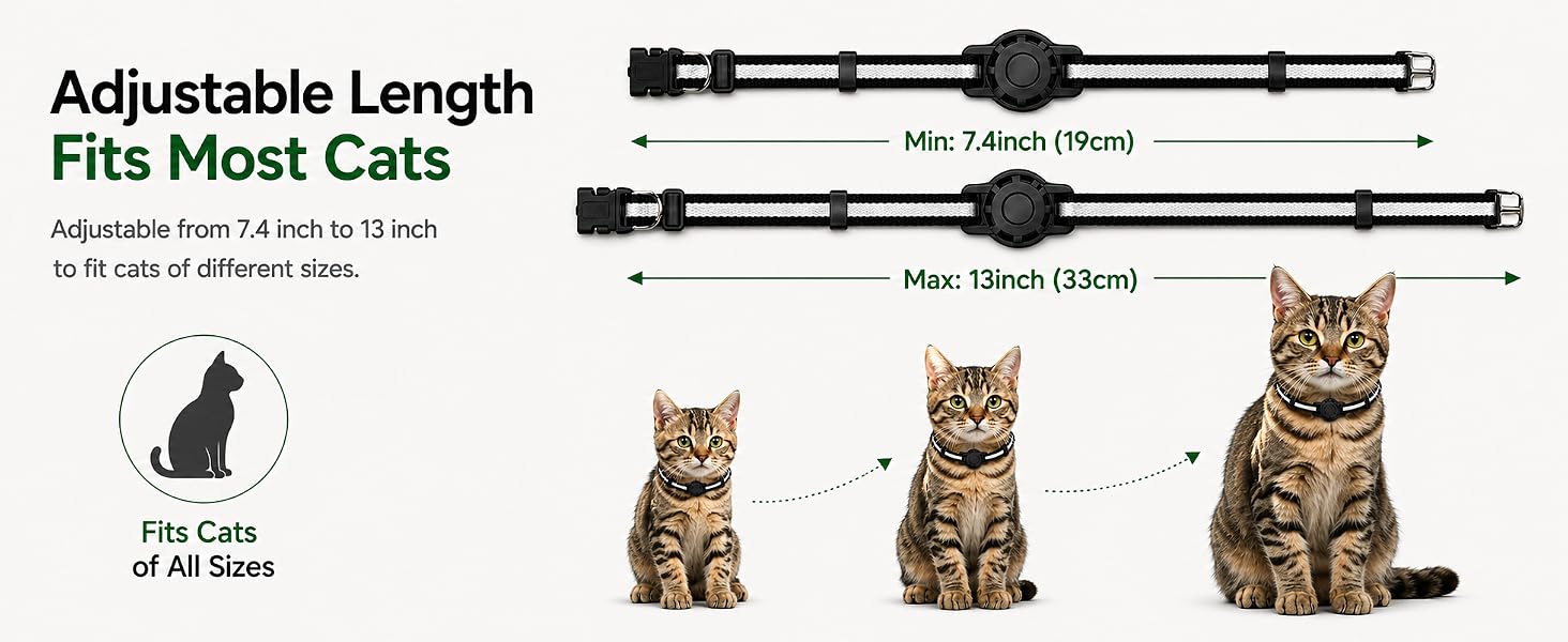 Pet Tracker,GPS Collar for Cats