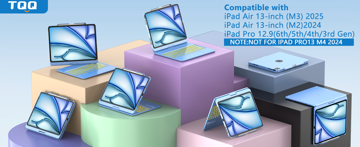 ipad air 13 inch keyboard case blue 14