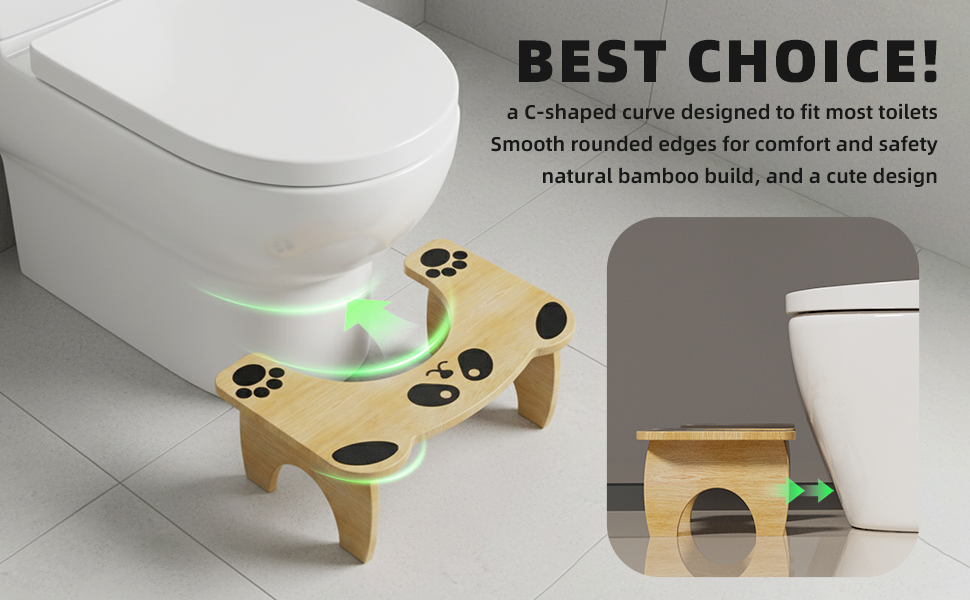 Smooth rounded edges for comfort and safety.