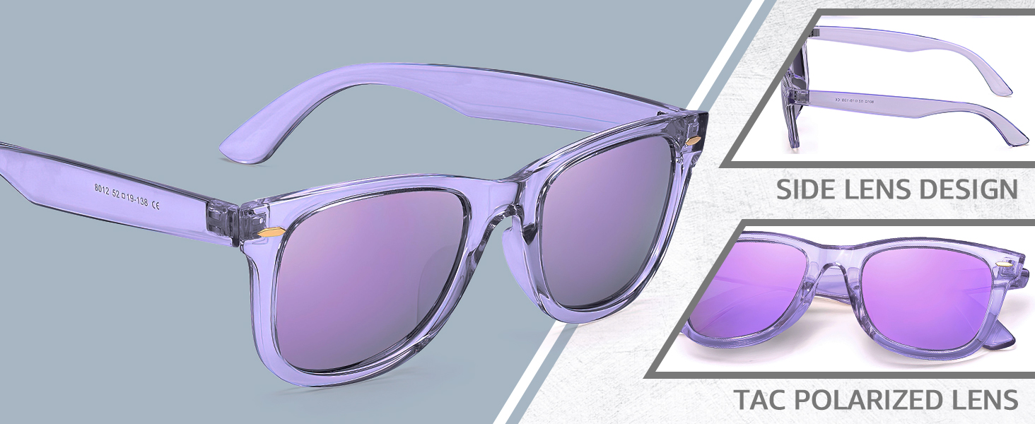 polarized sunglasses for women trendy uv400 protection sun glasses mirrored lens