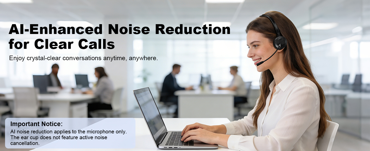 Bluetooth Headset with Microphone J