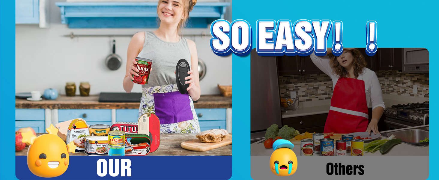 one touch can opener, left handed can opener, camping can opener, safe cut can opener