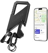 Keychain, Works with Apple Find My, Heavy Duty Keychain Bottle Opener, Carabiner Car Key Chains f...
