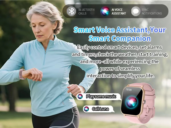 Smart Watch for Men Women with Calling, 1.83&amp;#34; Fitness Tracker with Heart Rate/Sleep Monitor