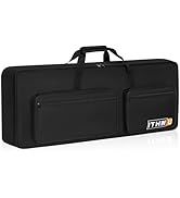 ITHWIU Padded 8mm Shockproof 61 Keys Keyboard Case Electric Piano Keyboard Gig Bag Well Protectio...