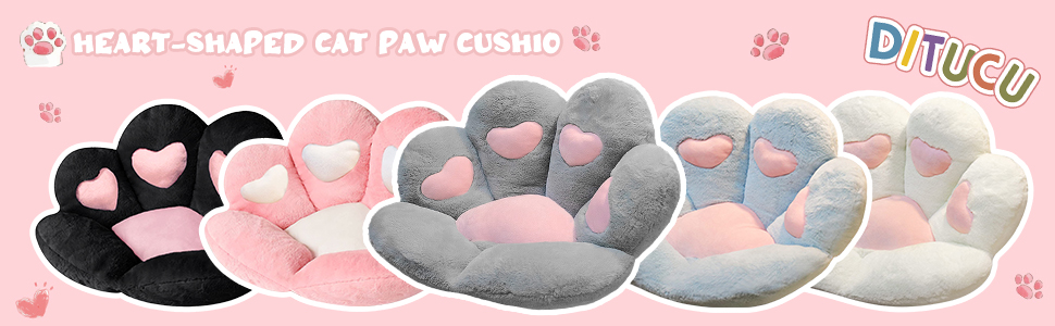 cat paw cushion