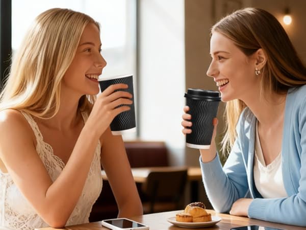 coffee cups with lids