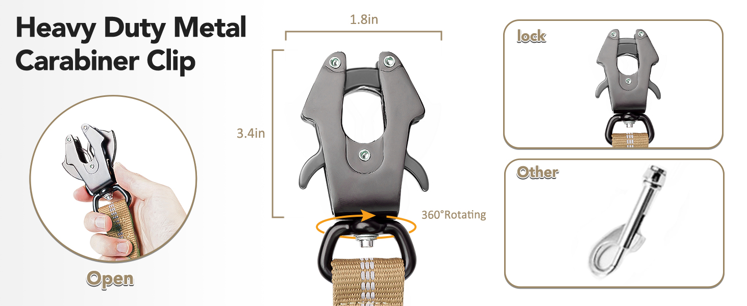 Heavy duty dog leash