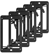 VCE Low Voltage Mounting Bracket (1 Gang, 5 Pack) for Single Gang Wall Plate, Telephone Wires, Ne...