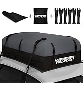 Rooftop Cargo Carrier Bag, WILDROAD 21 Cubic Feet 600D Ultra Anti-Tear Fabric Waterproof Car Roof...
