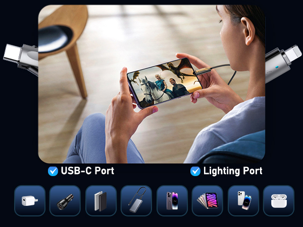 usb c multi charging cable