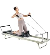 VEVOR Pilates Reformer Machine for Home Gym, with Jump Board/Reformer Box/Chair/Spine Corrector/S...