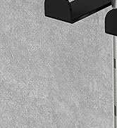 APLUGTEK Olympic Barbell Rack, Home Gym Bar Holder, Black Vertical Wall Mount, Bar Hanger with Ru...