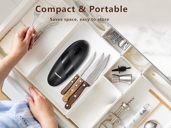 black electric can opener