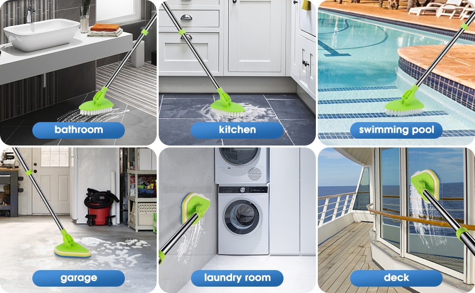 scrub brush with long handle