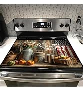 Glass Stove top Cover 28"x 20", Stove Top Covers for Electric Stove, Flat Range Mat for Glass Coo...