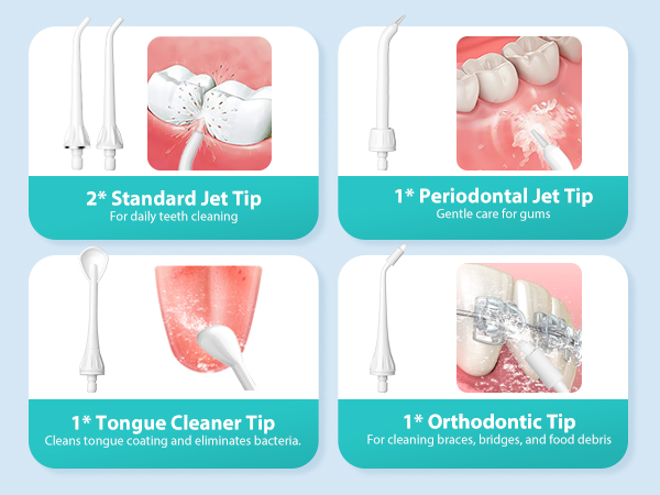 Selección de dientes dentales Flosser de agua COSLUS Water Dental Flosser Teeth Pick