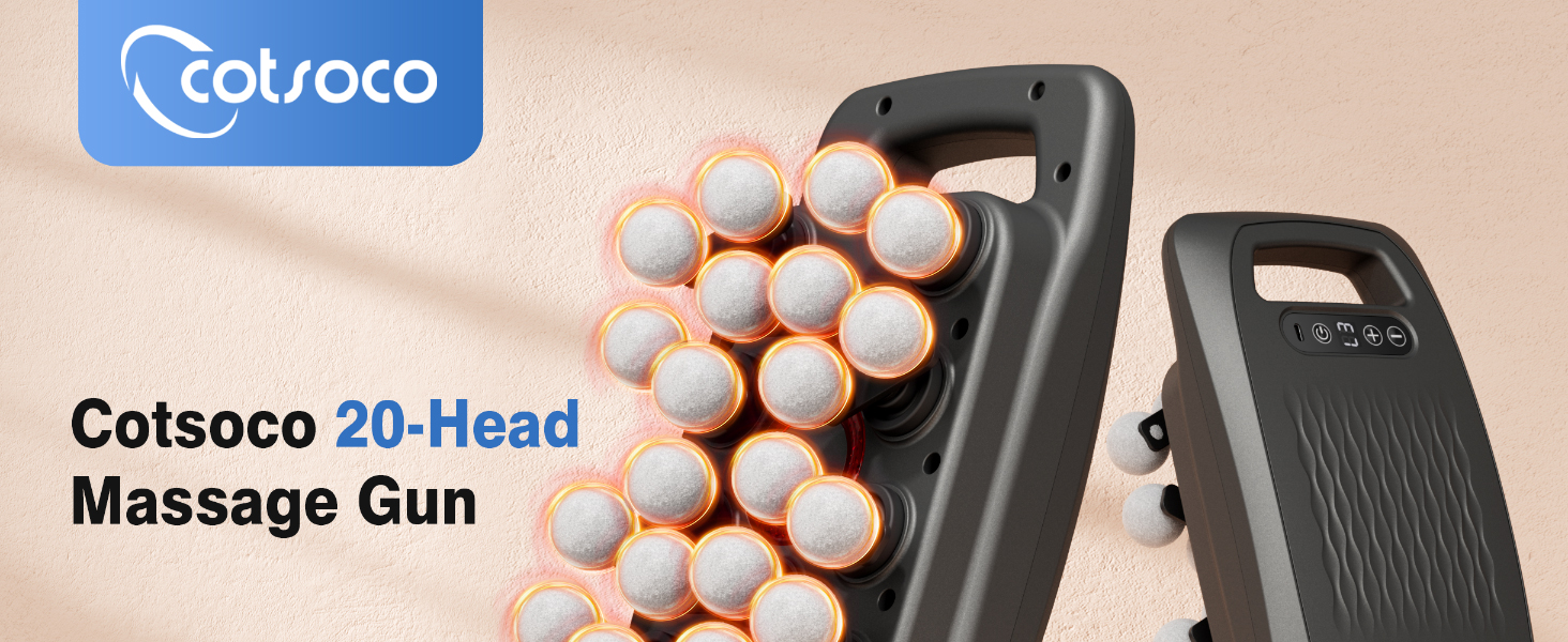 20-Head Massage Gun