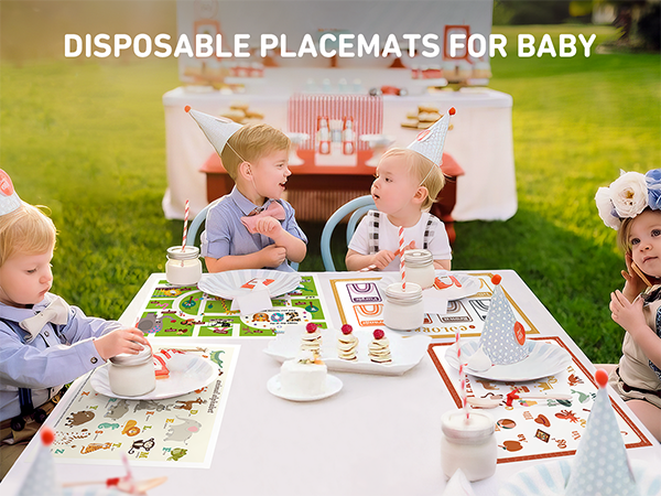 Disposable Placemats for Baby