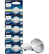 Philips CR2477 3v Lithium Battery 5-Pack, CR 2477 Battery | 10 Year Shelf Life | Leak-Proof Desig...