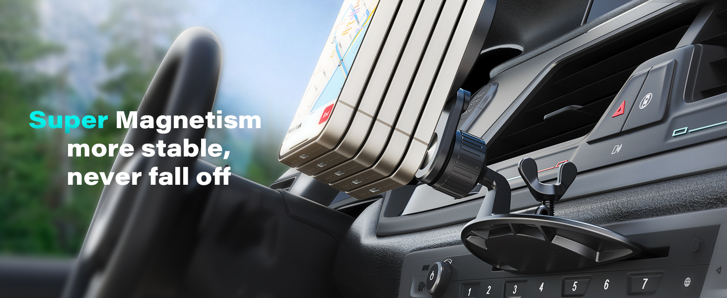 cd player phone mount