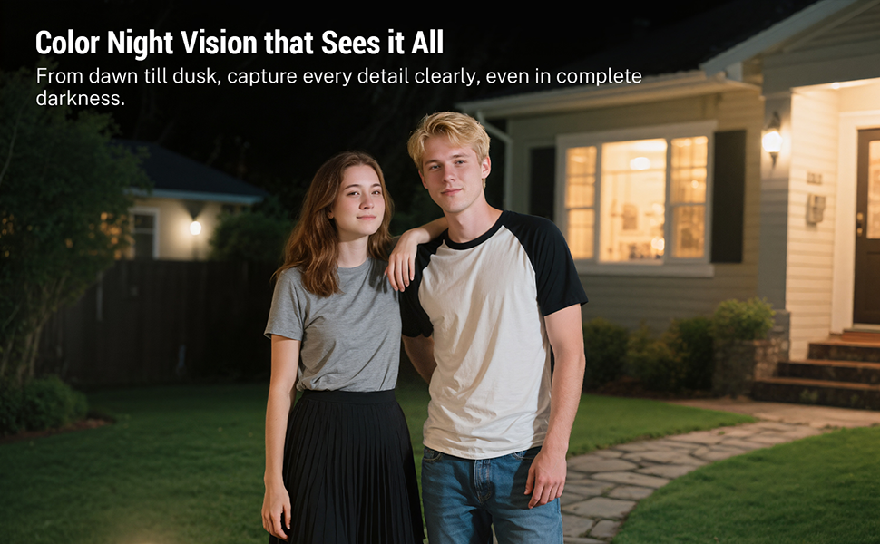 1080P Wireless Smart Doorbell Camera Color Night Vision