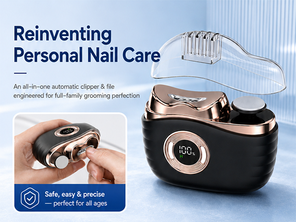 electric nail clipper and trimmer