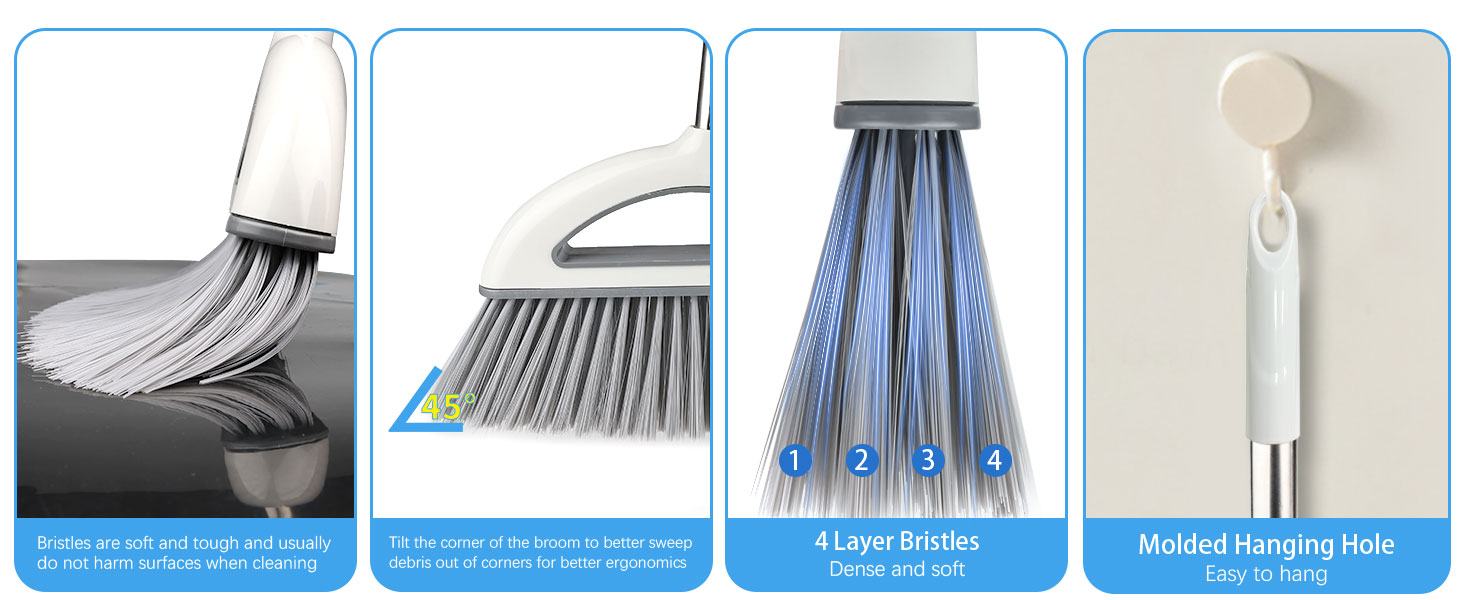 Angle Brooms for Sweeping Indoor