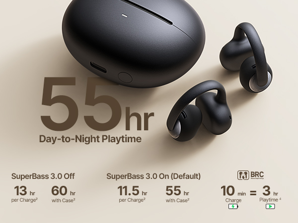 55H Playtime Clip on Earbuds