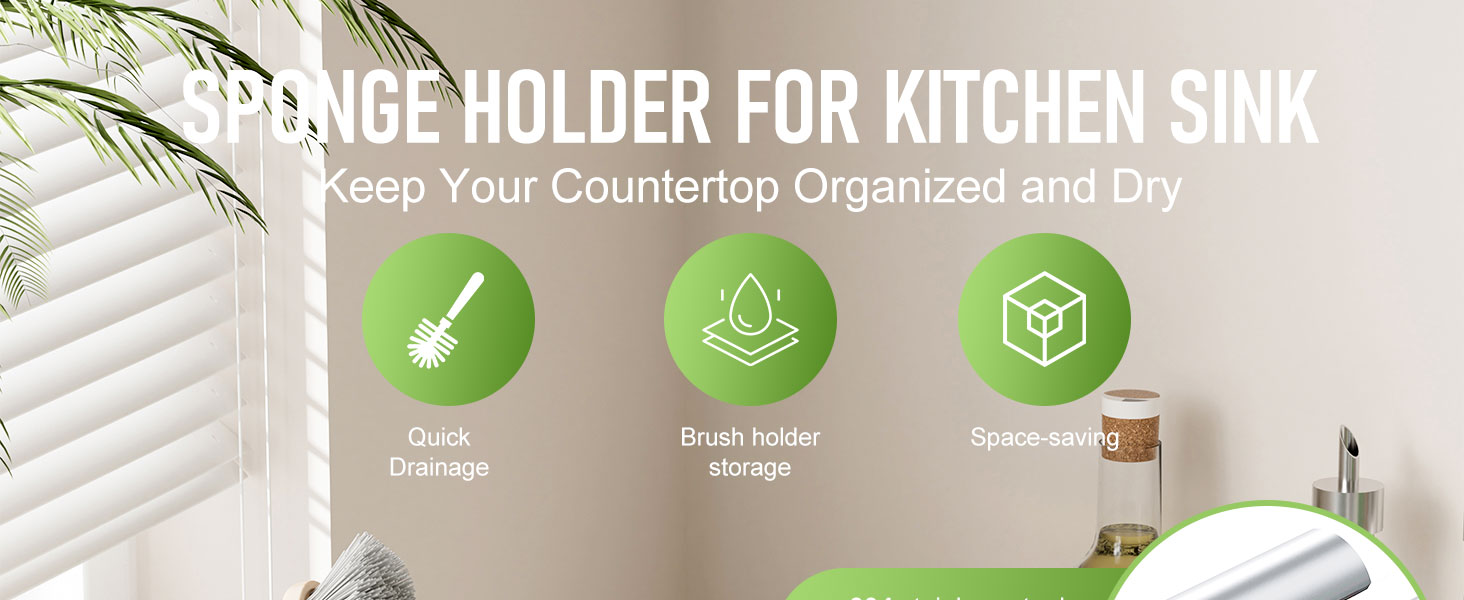 sponge holder for kitchen sink
