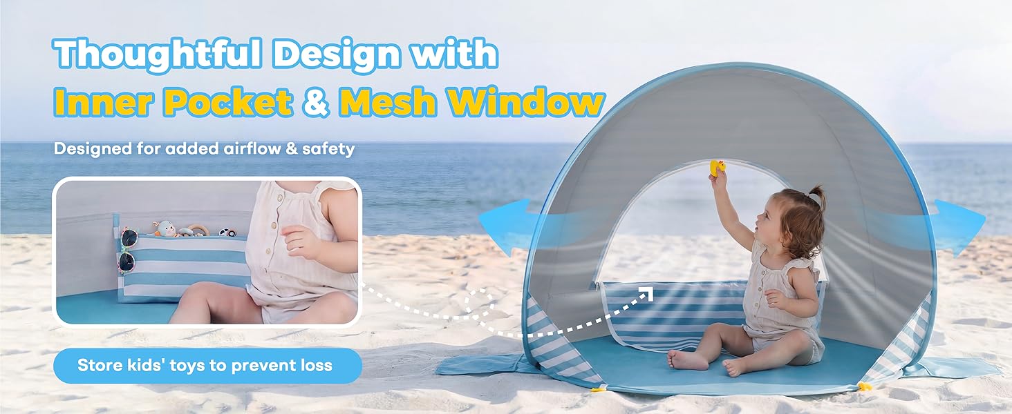mesh window &amp;amp; inner pockets