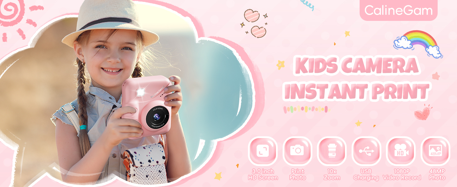 Kids Camera Instant Print