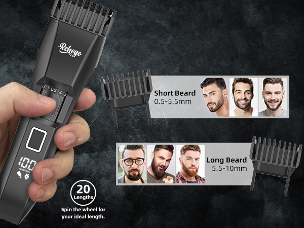 beard trimmer with guards
