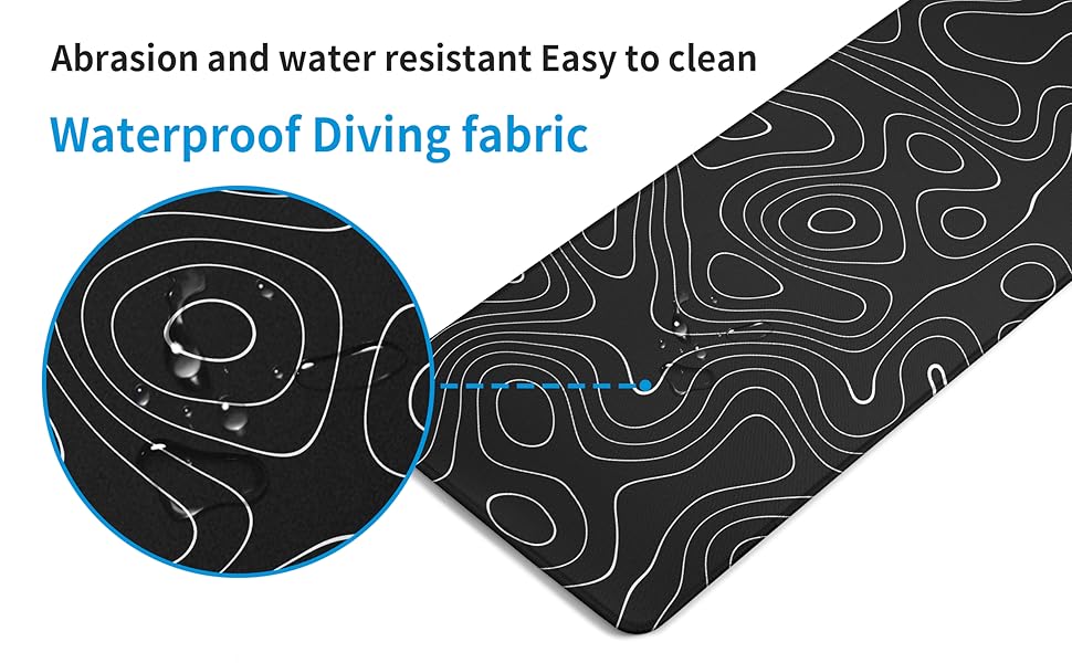Waterproof Water-Resistant Easy to Wipe Clean
