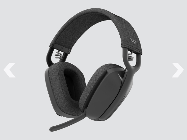 zone vibe 100 wireless over-ear graphite headset