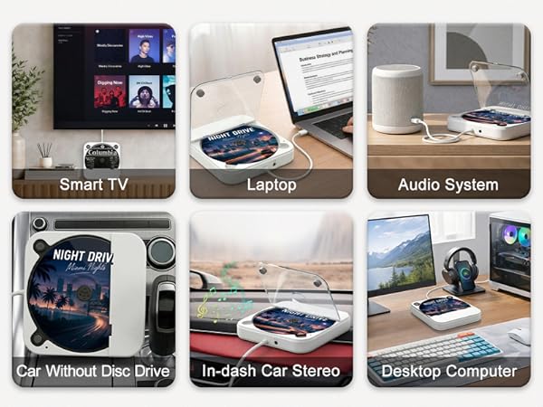 portable cd player for car
