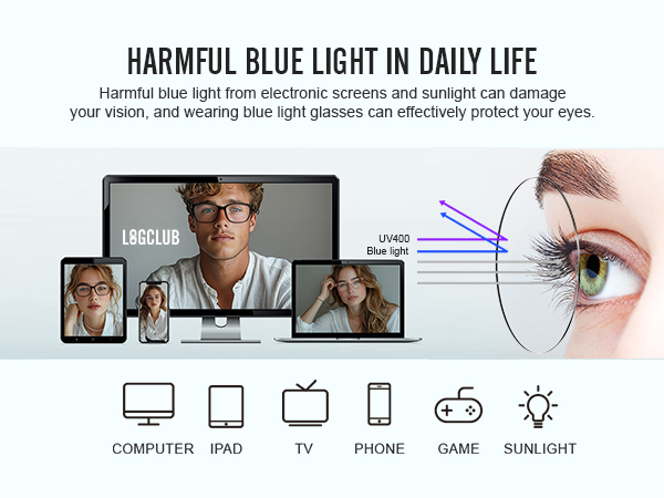 HARMFUL BLUE LIGHT IN DAILY LIFE