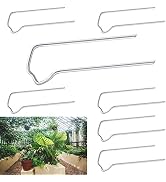 160PCS Floral Pins, Greening Pin 1.7 Inch U-Shape Floral Fern Pin, U-Pins Craft for Foam, Straw W...
