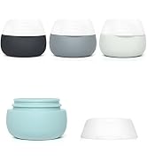 Gemice Silicone Cream Jars, TSA Approved Travel Size Containers - Leak-proof Travel Accessories w...