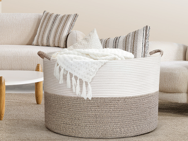 Large Blanket Basket