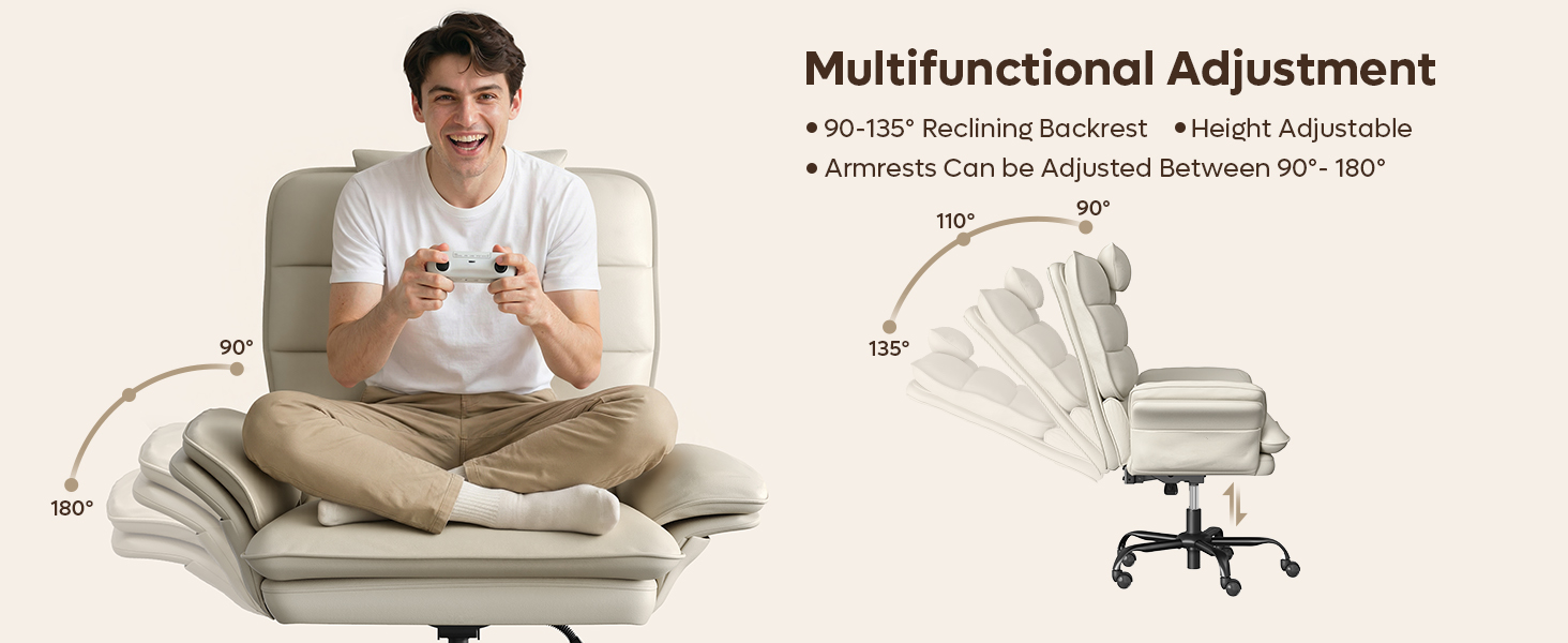 Cross Legged Office Chair