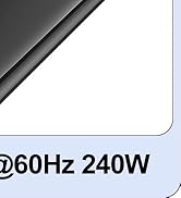 USB C HDMI Cable 6.6ft with Charging Port, 4K@60Hz Type C to HDMI Adapter Converter Cord with 100...