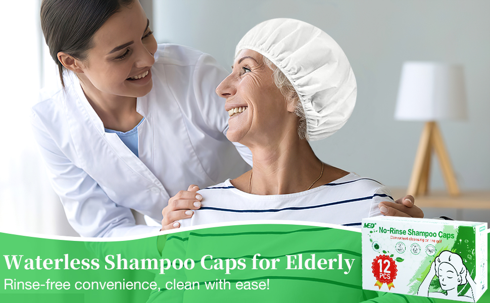 waterless shampoo caps for elderly