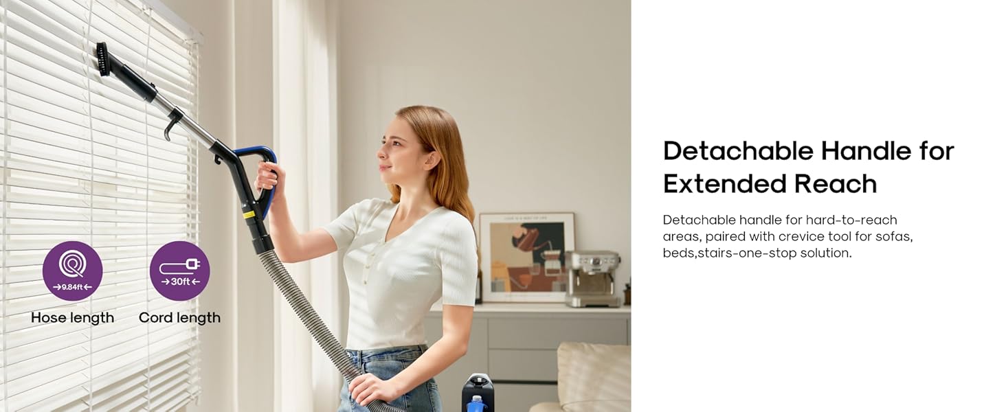Detachable Handle for Extended Reach