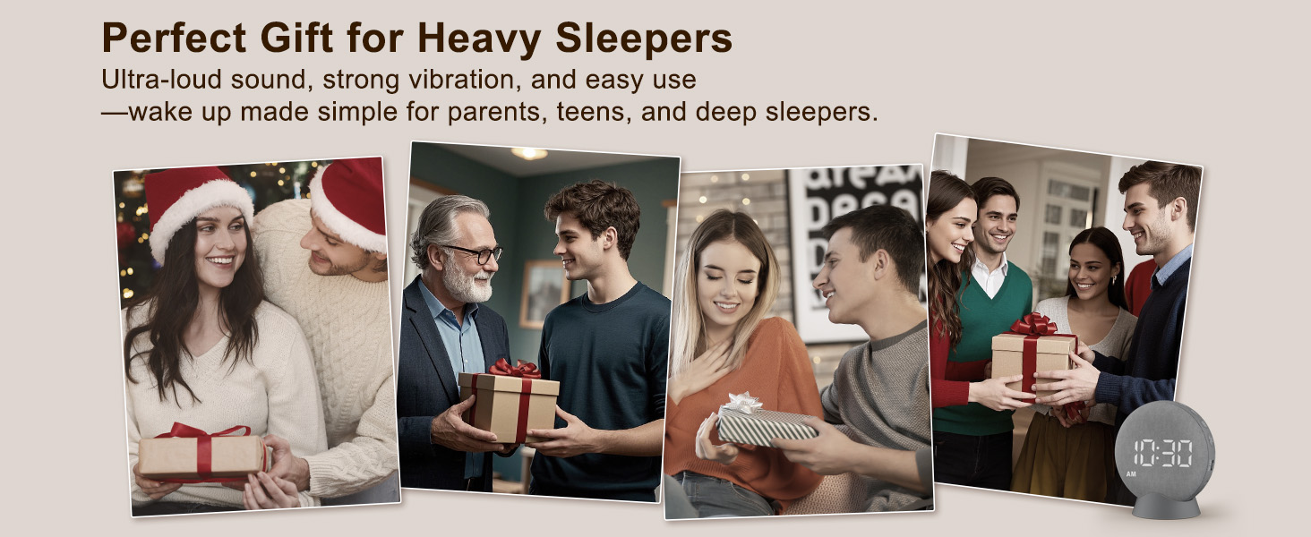 vibrating alarm clock for heavy sleepers