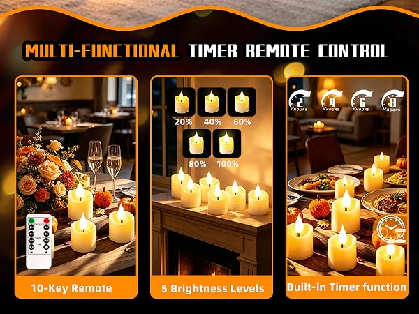 tea lights candles